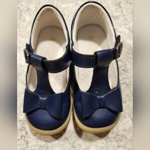 L'Amour navy toddler dress shoe